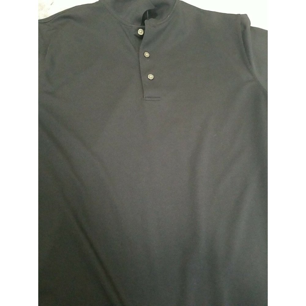 Grand Slam Performance Sportswear Short Sleeve Golf Polo Shirt Mens Black Large